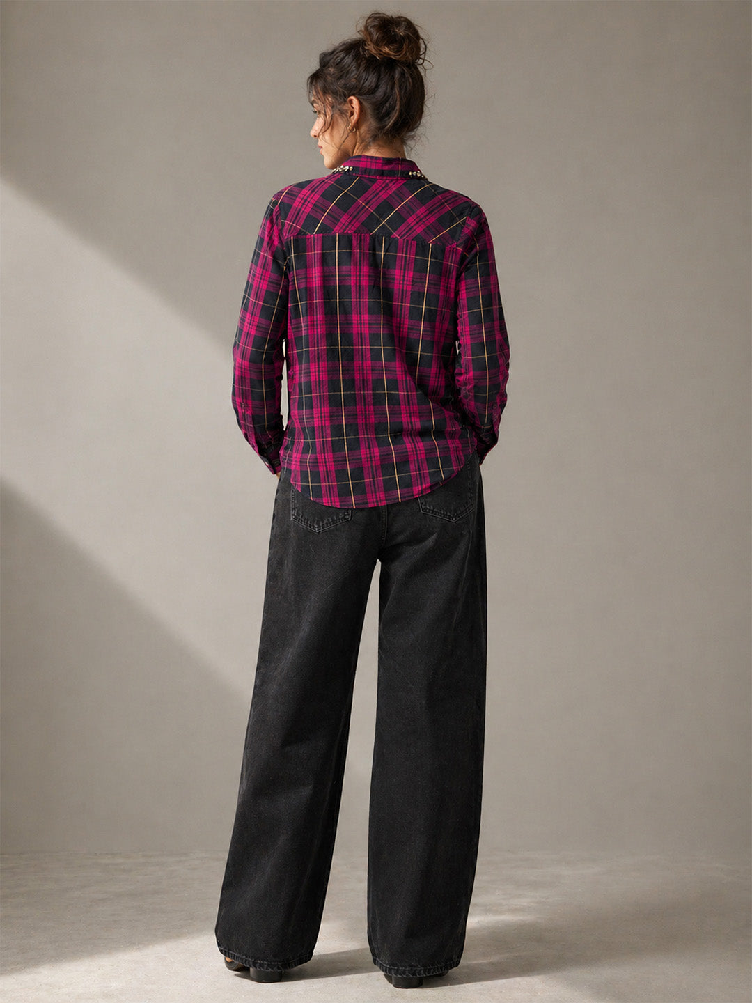 scoup-embellished-collar-cotton-check-shirt
