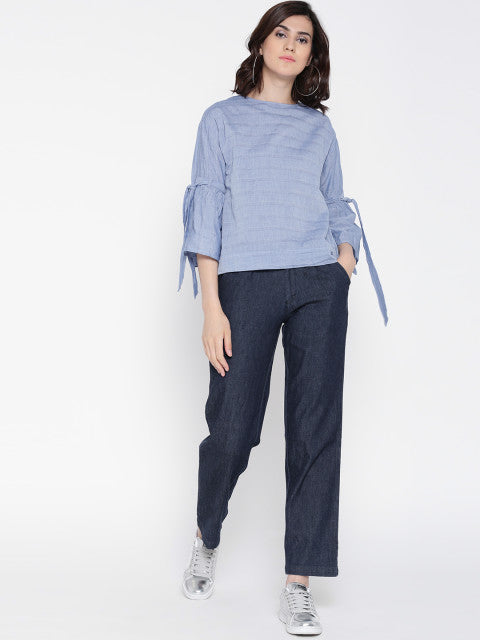 Cotton Chambray Top