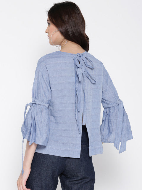 Cotton Chambray Top