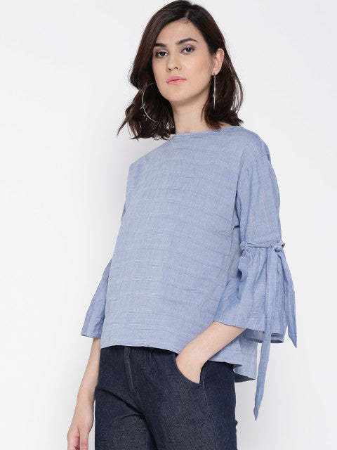 Cotton Chambray Top