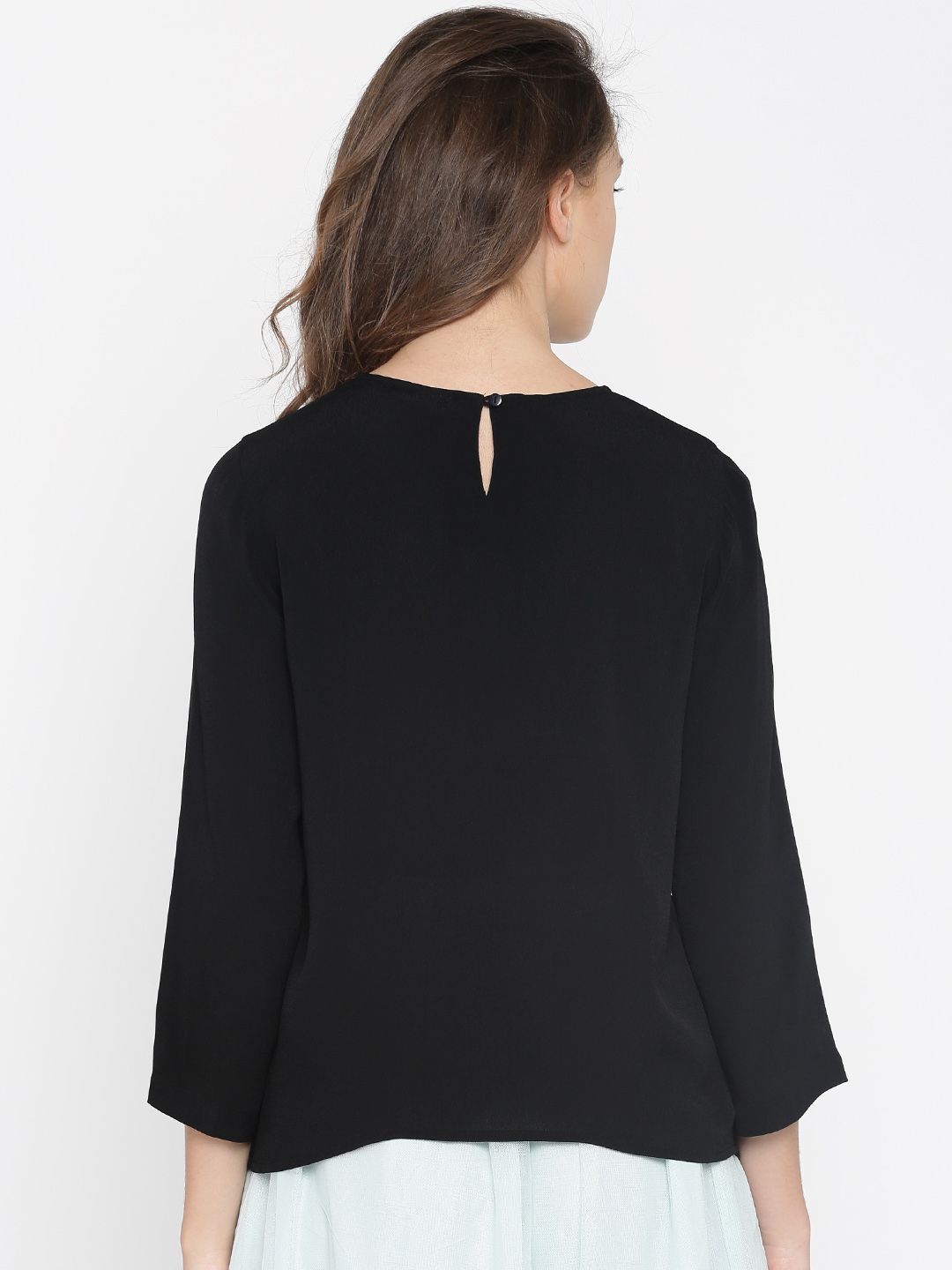 Black Embellished Top