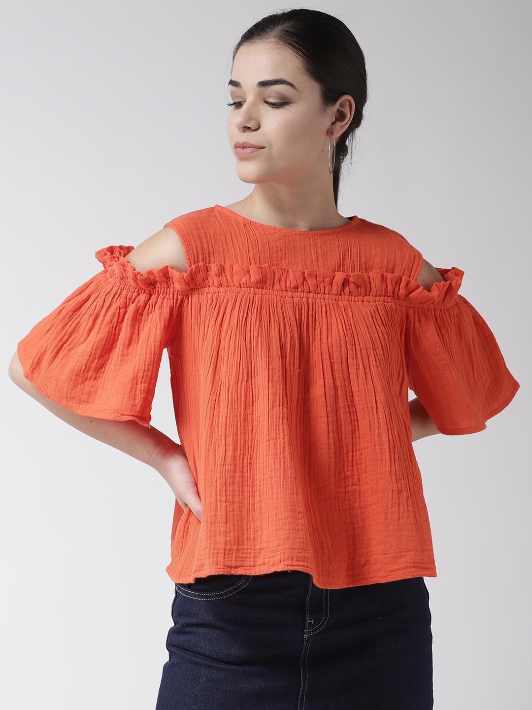 Cotton Off- Shoulder Top