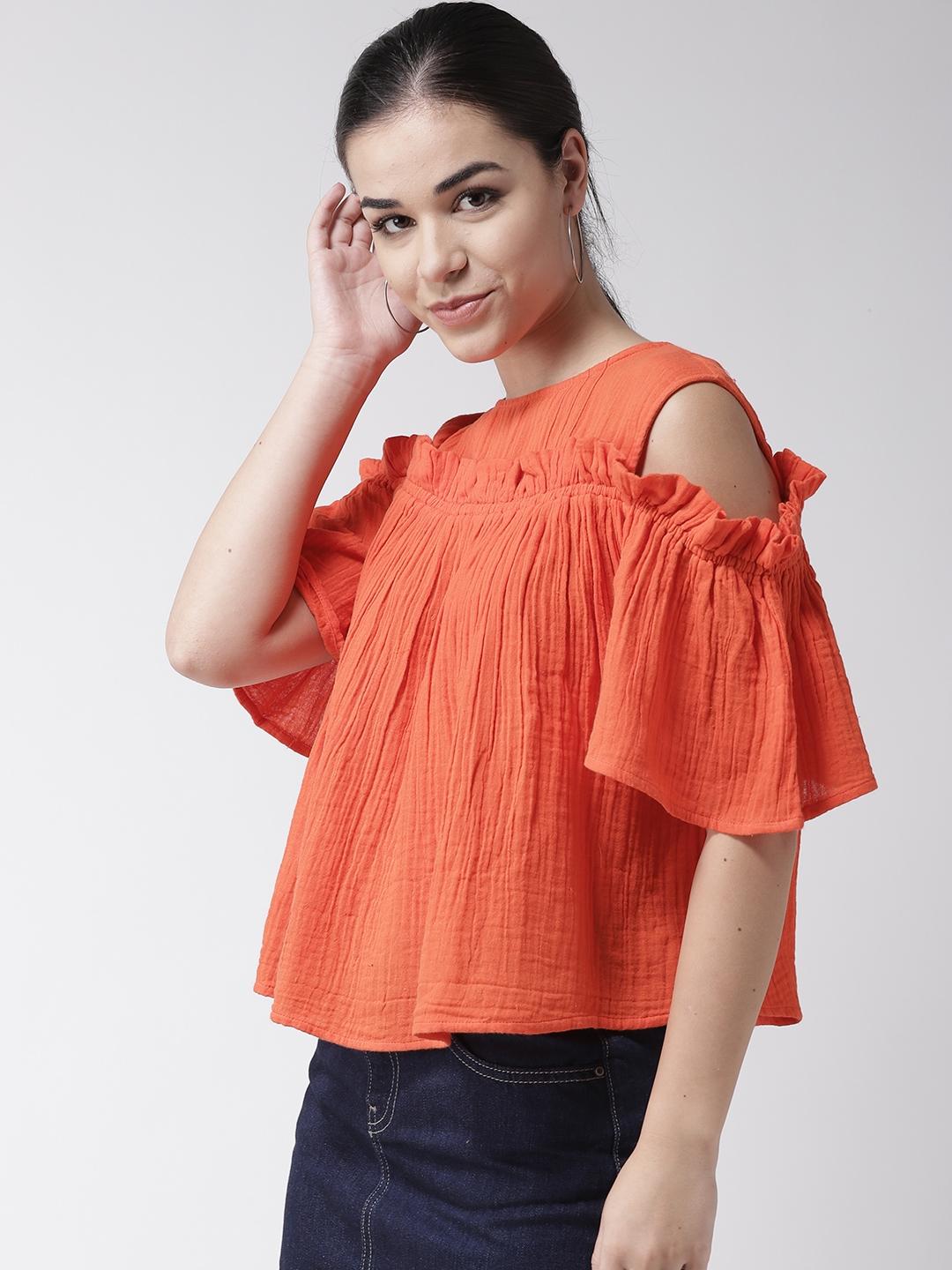 Cotton Off- Shoulder Top