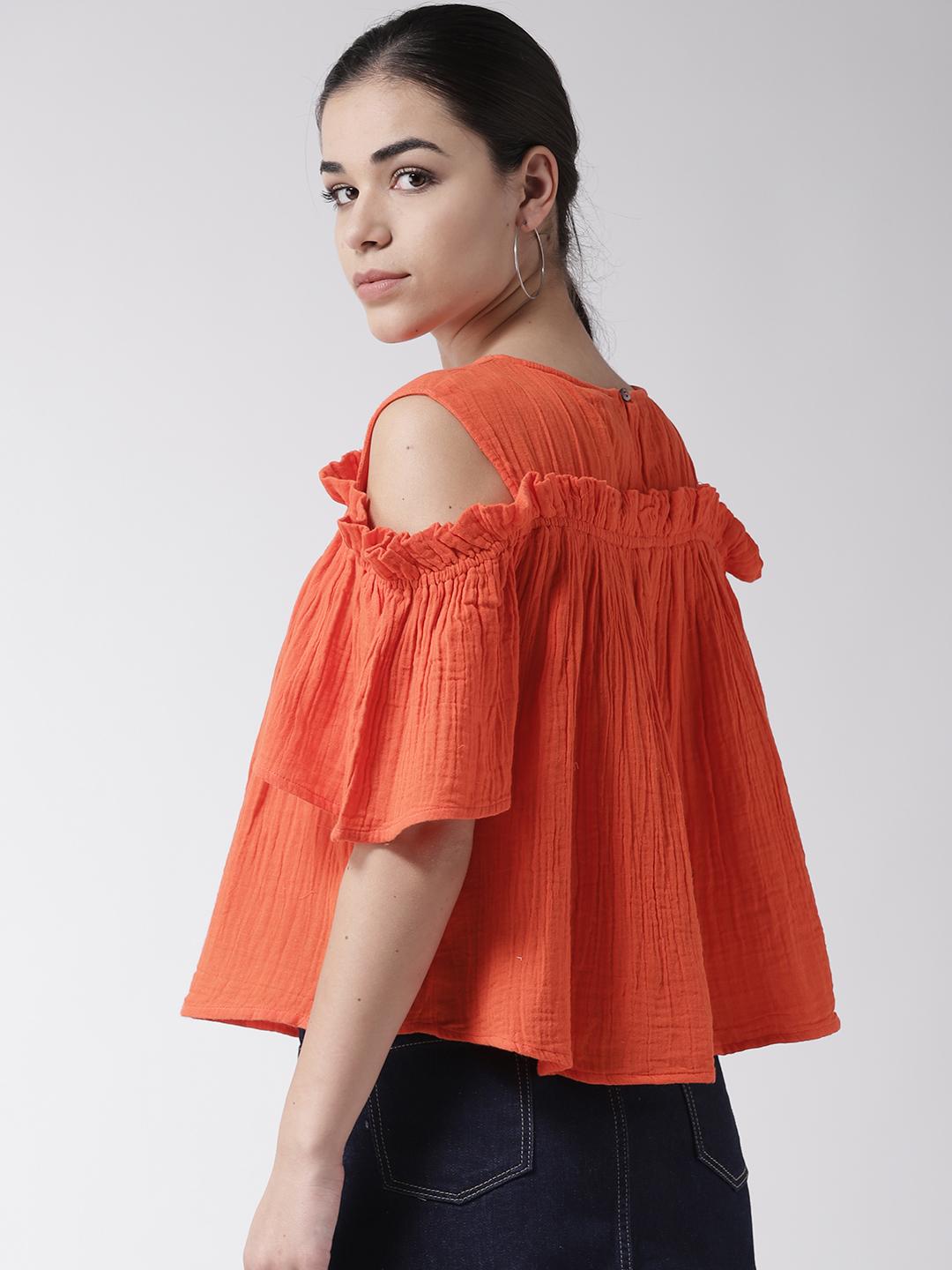Cotton Off- Shoulder Top