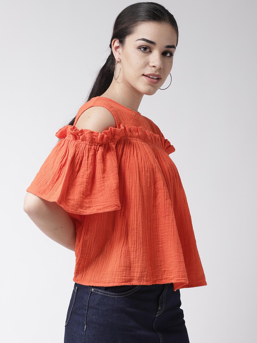 Cotton Off- Shoulder Top