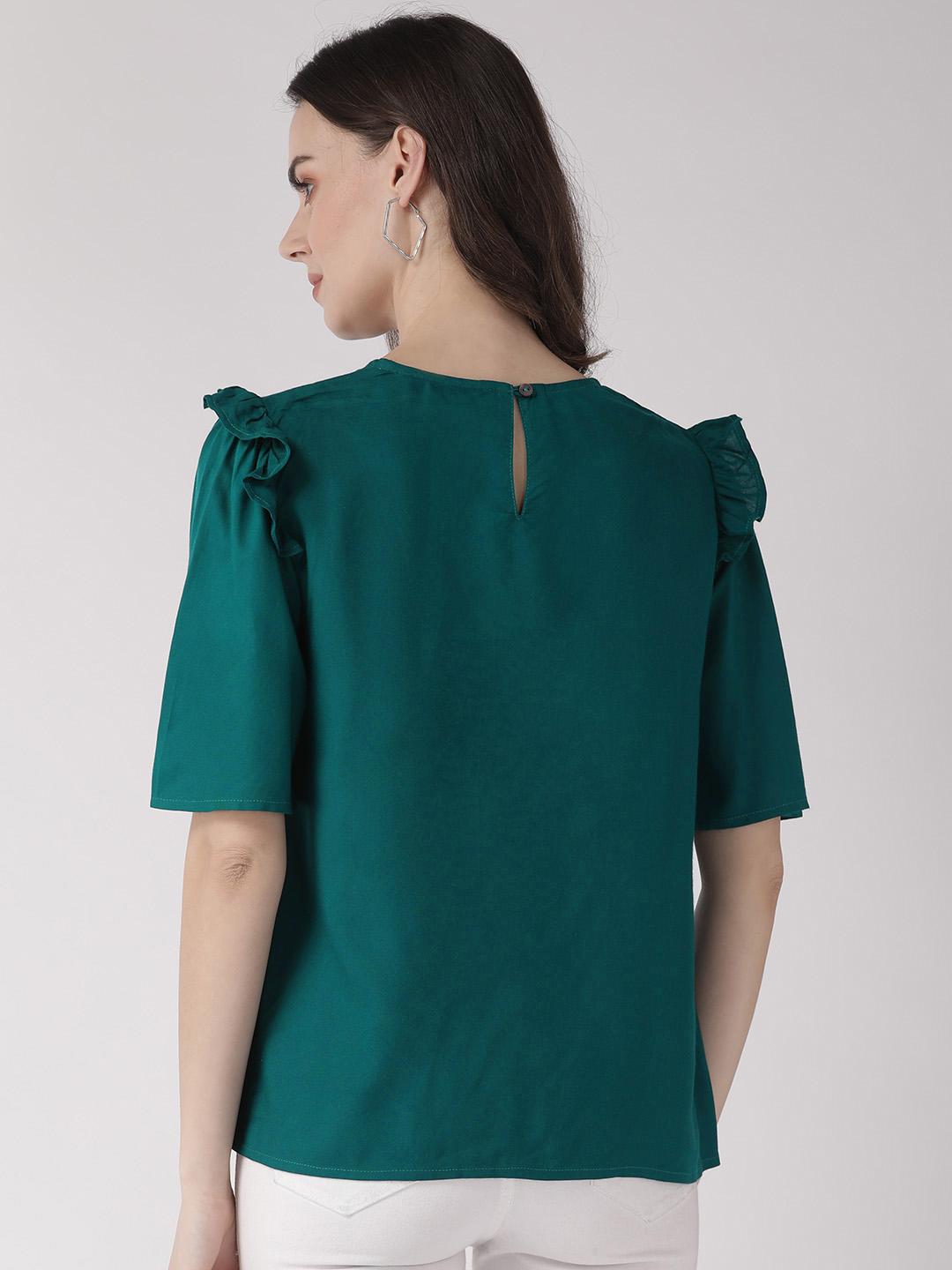 Embellished Embroidered Top