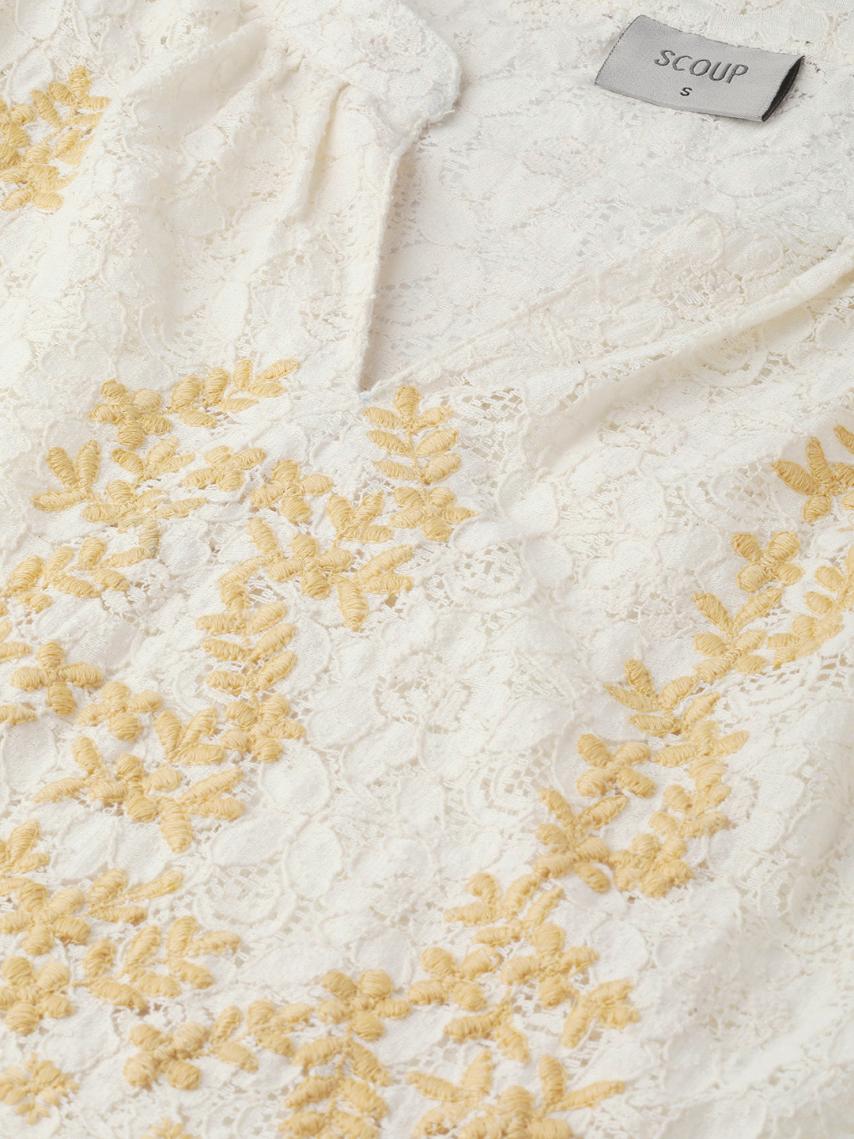 Embroidered Lace Top