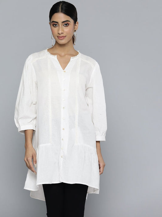 Scoup white-cotton-linen-lace-detailed-tunic-1
