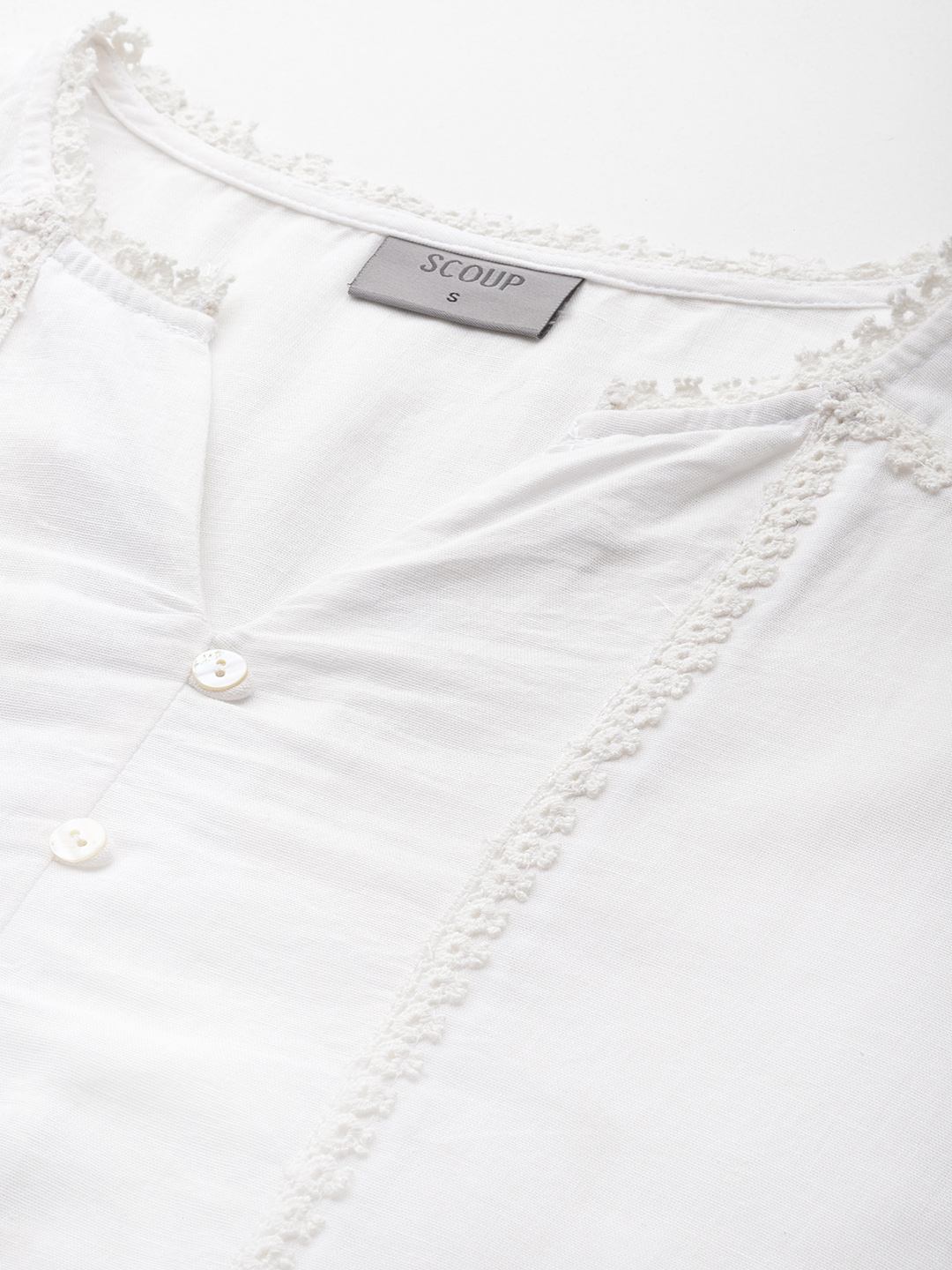 Scoup white-cotton-linen-lace-detailed-tunic-5