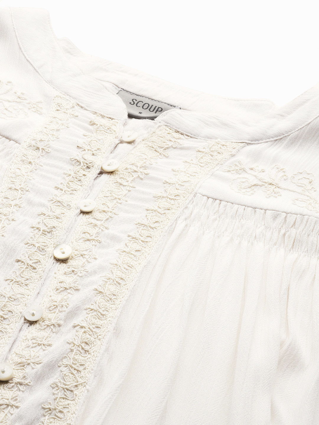 Embroidered Loose Fit Top