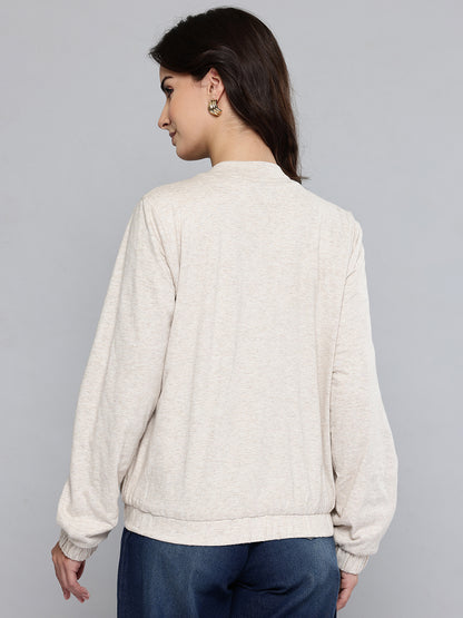 Cotton Lurex Jersey Jacket