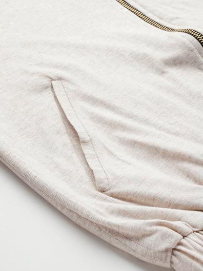 Cotton Lurex Jersey Jacket