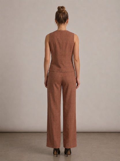 Linen Vest Top & Trousers