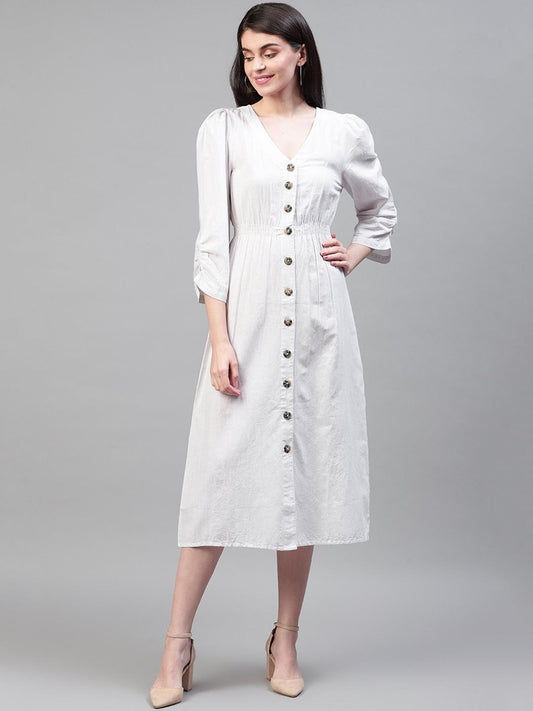 Scoup Smocked Waist Dress