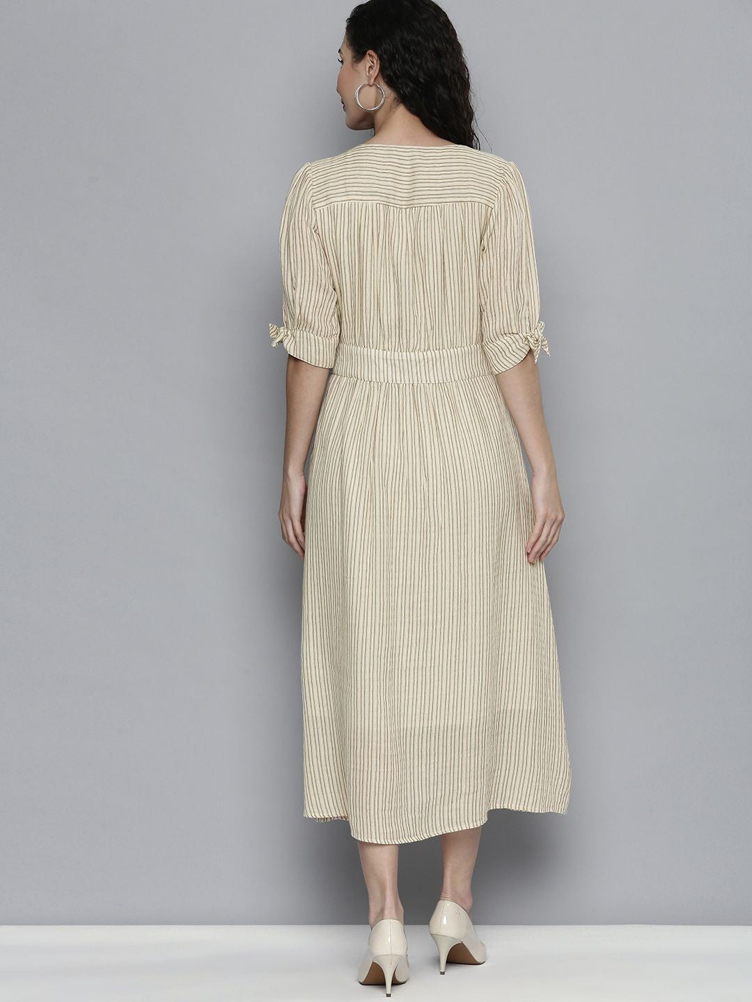 Stripe Dobby Cotton Dress