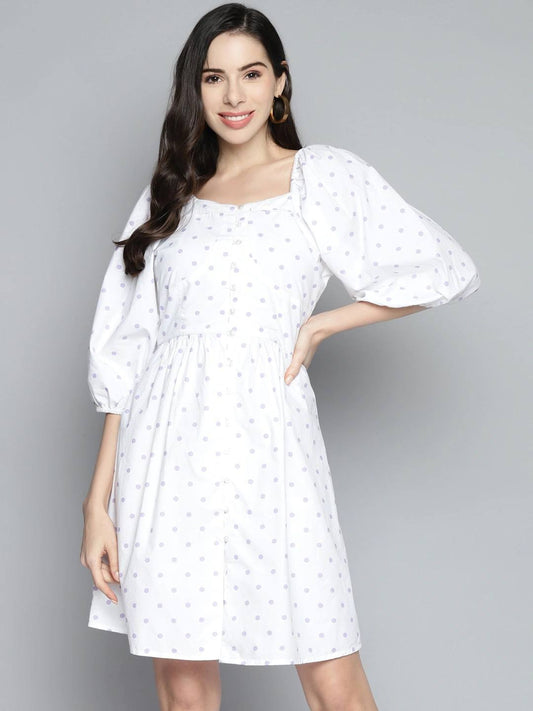 Scoup Polka Dot Dress