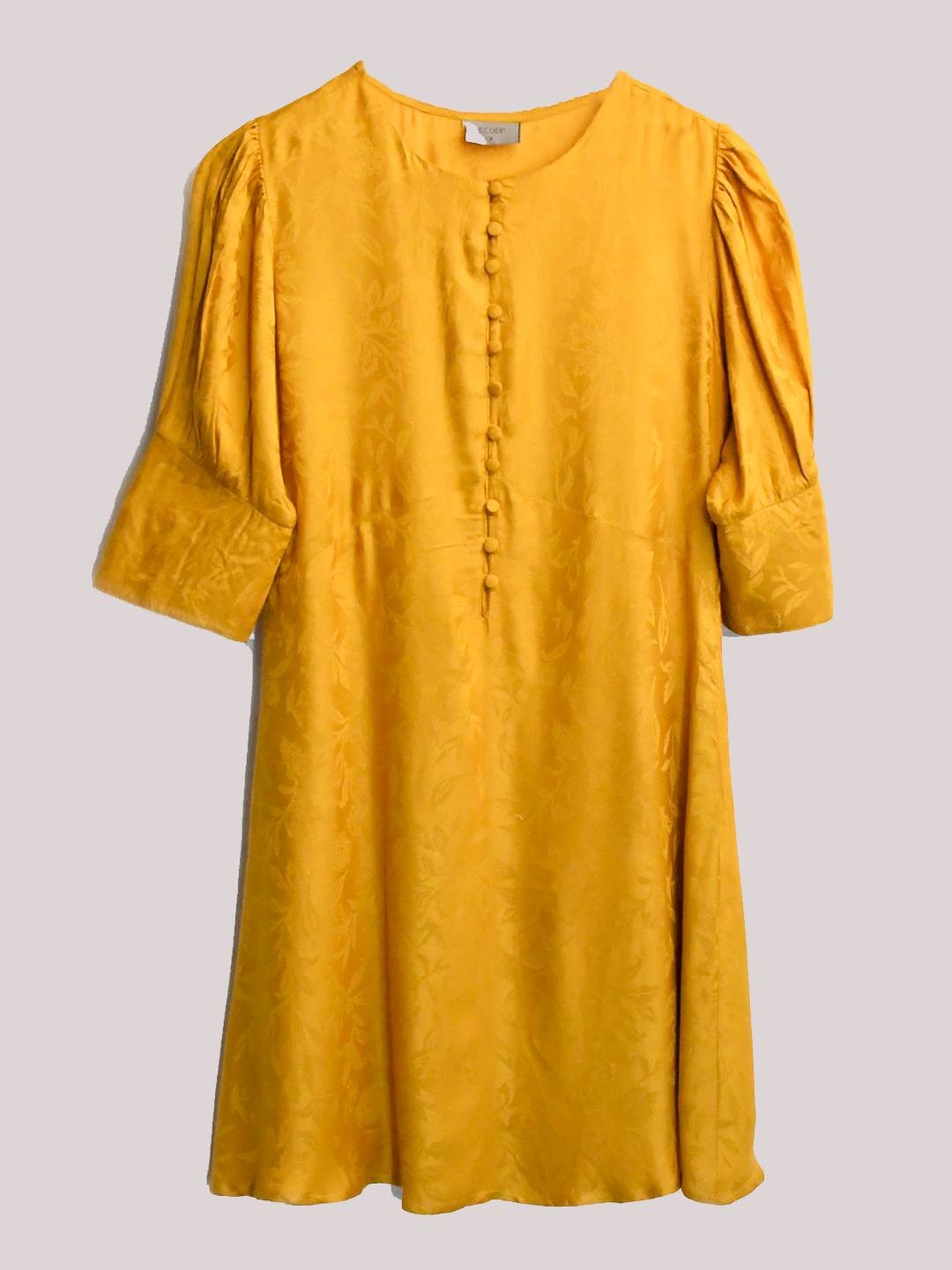 Mustard Yellow Mini Dress