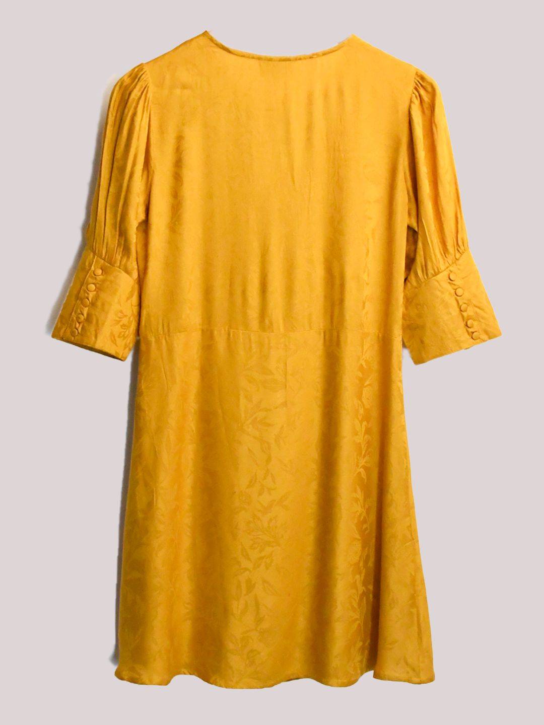 Mustard Yellow Mini Dress