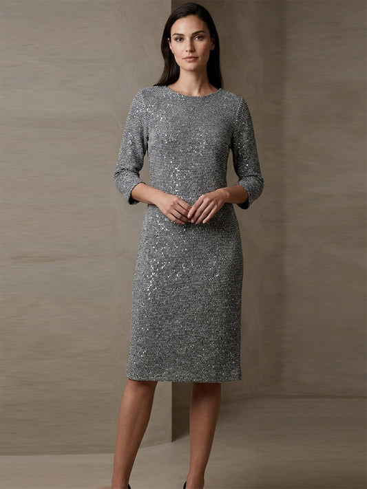 Sequined Lurex Dress