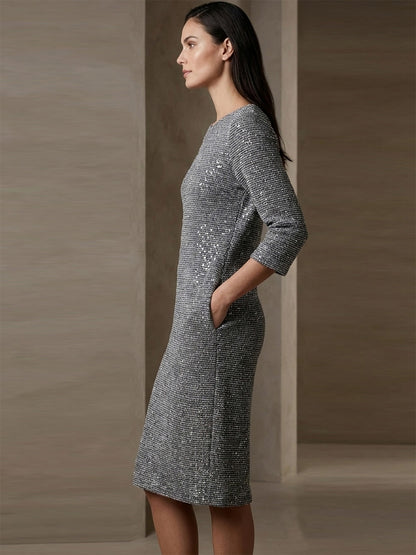 Sequined Lurex Dress