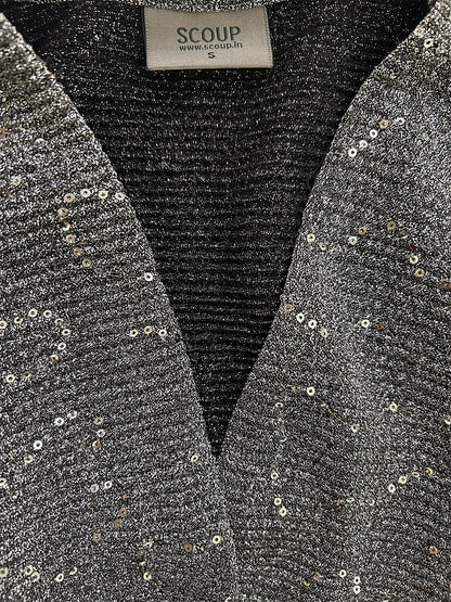 Sequinned Lurex Shrug