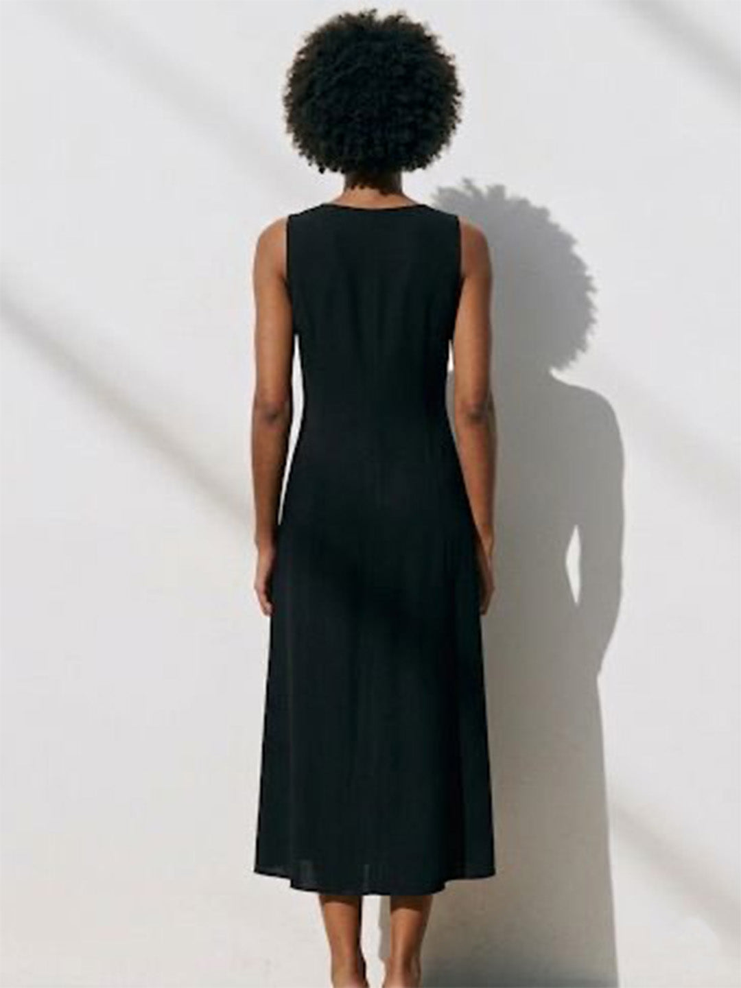 Scoup Women's sleeveless-black-dress