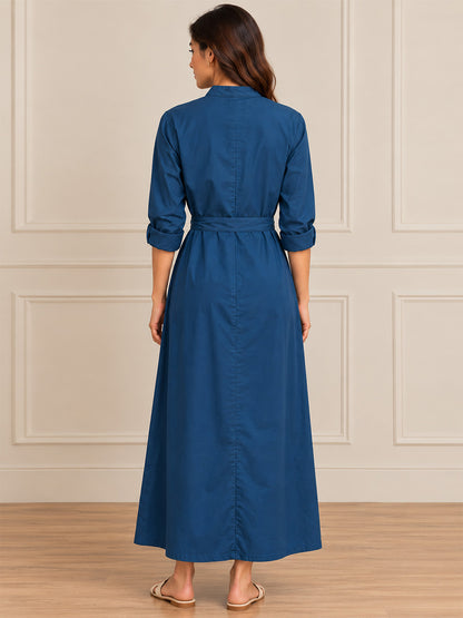 scoup-cotton-teal-blue-long-dress