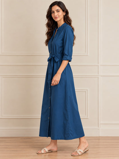 scoup-cotton-teal-blue-long-dress