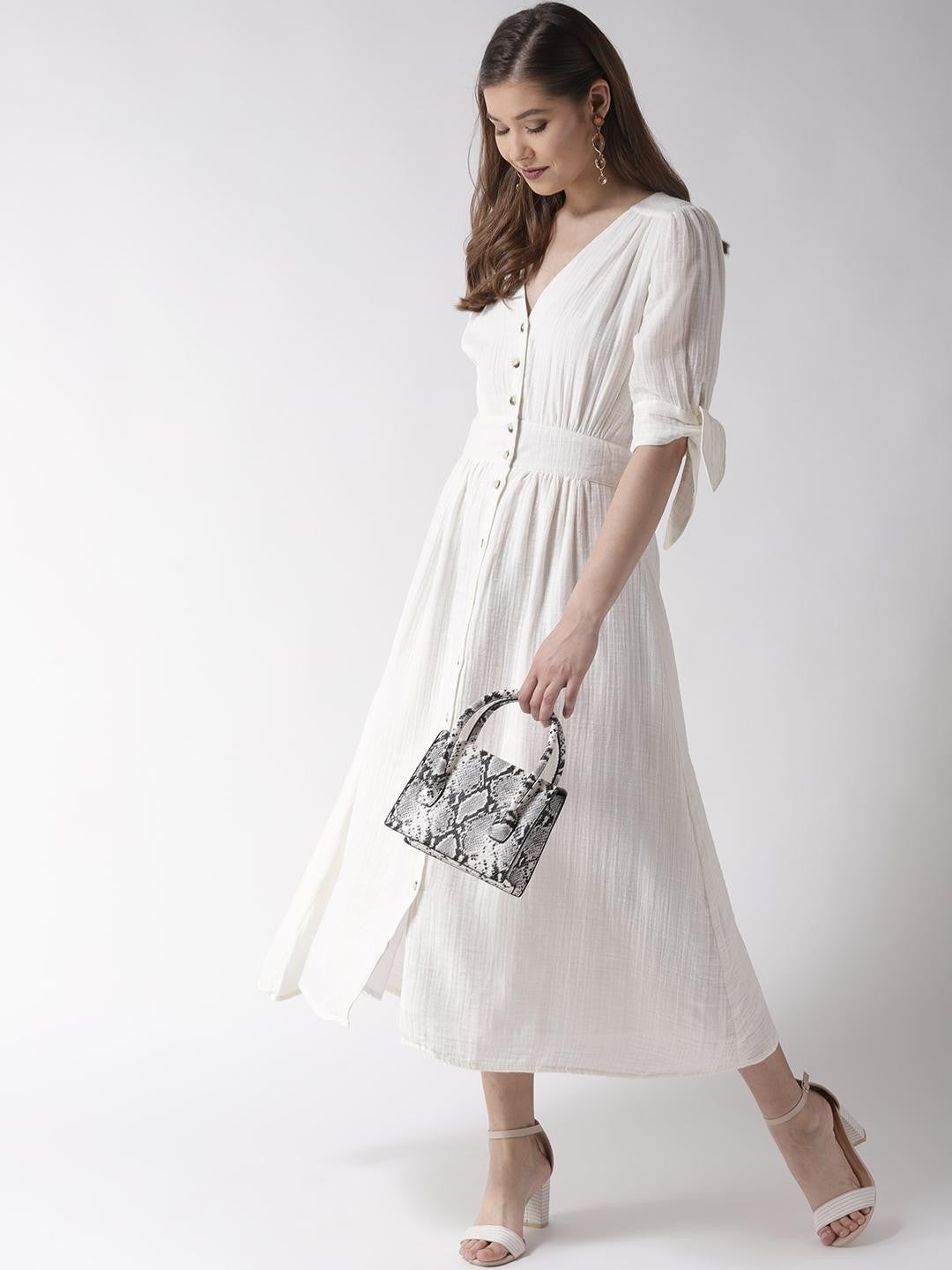 Off white cheap long sleeve dress