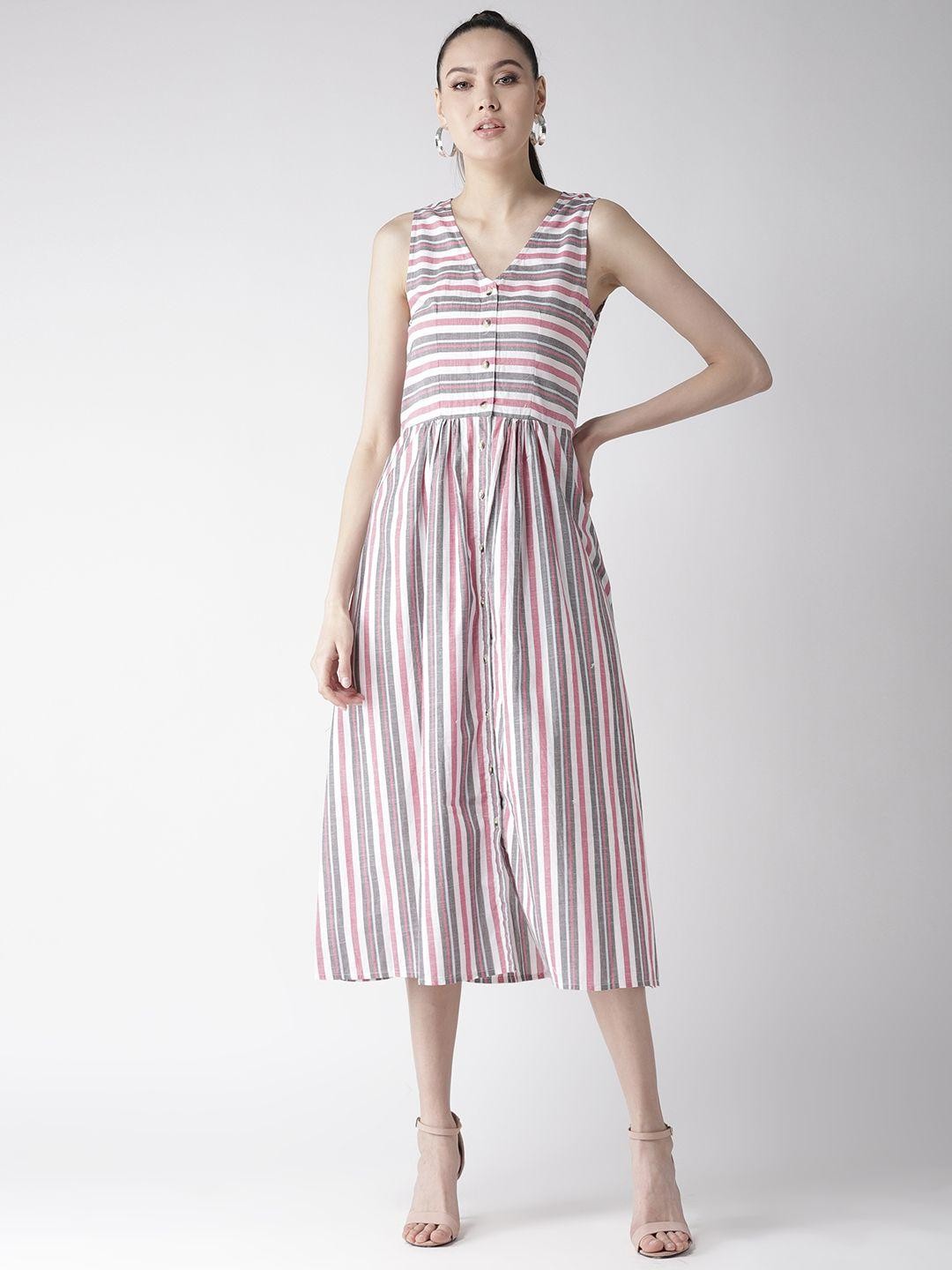 Scoup Multi Color Stripe Dress