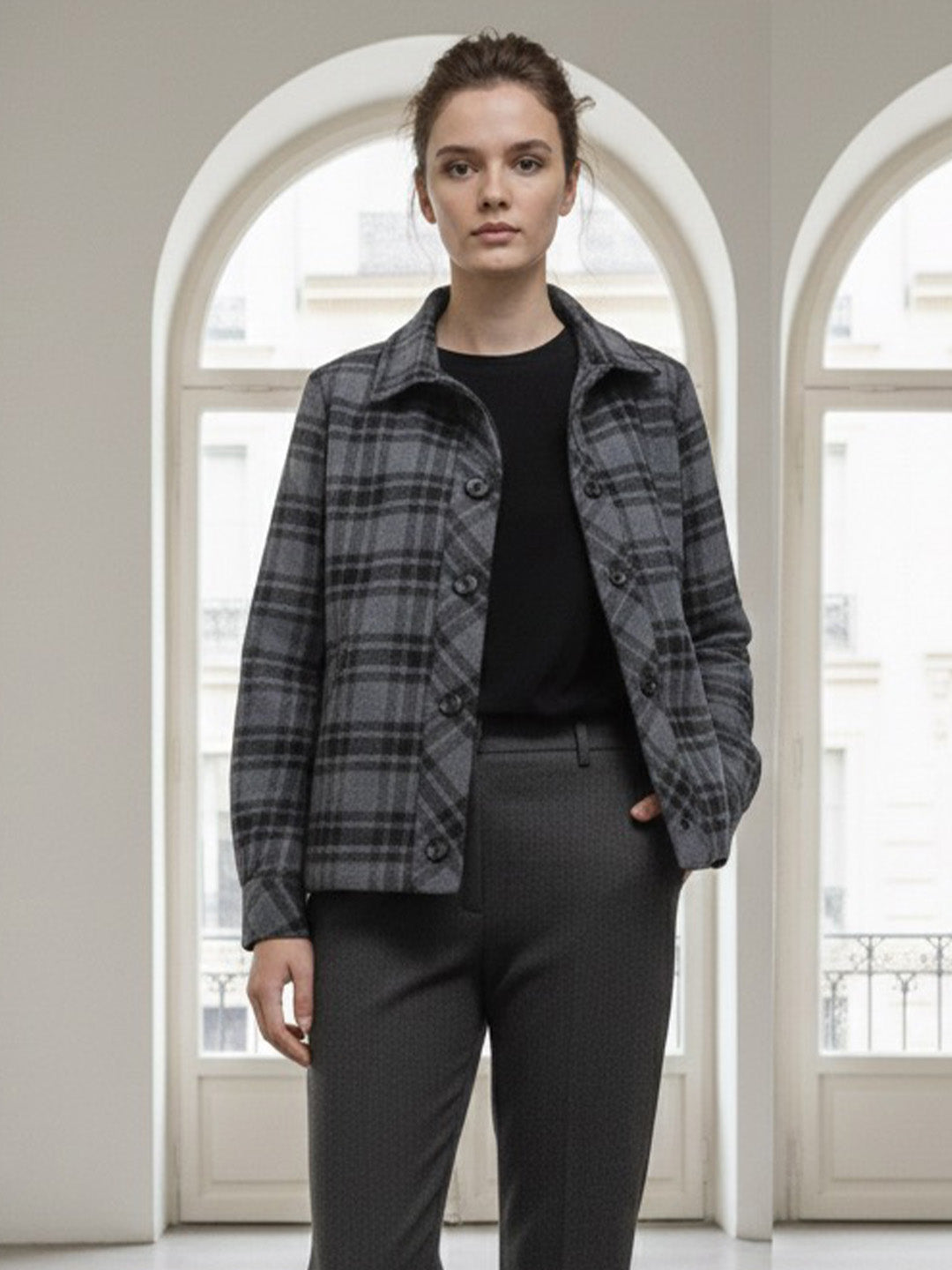 Winter Check Jacket