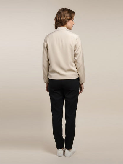 Embroidered Zip Jacket