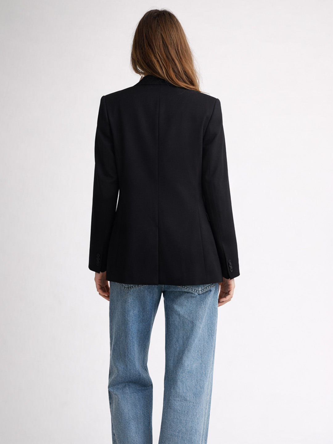 Black Regular Fit Blazer