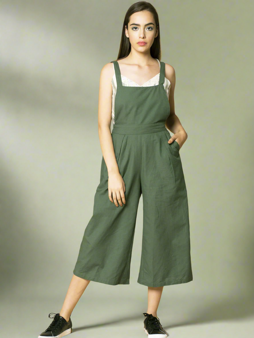 Cotton Linen Dungaree