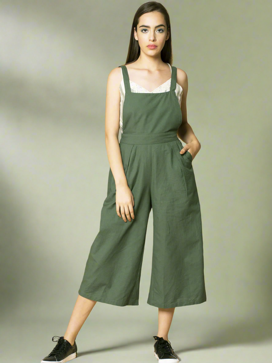 Cotton Linen Dungaree