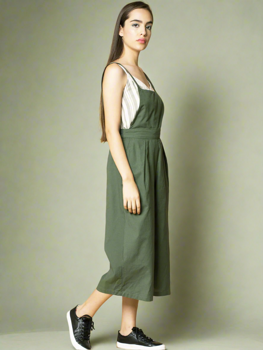 Cotton Linen Dungaree