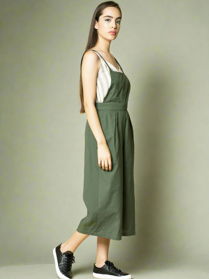 Cotton Linen Dungaree