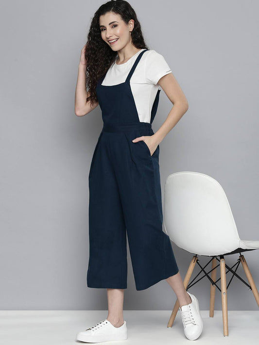 Scoup Navy Linen Dungree