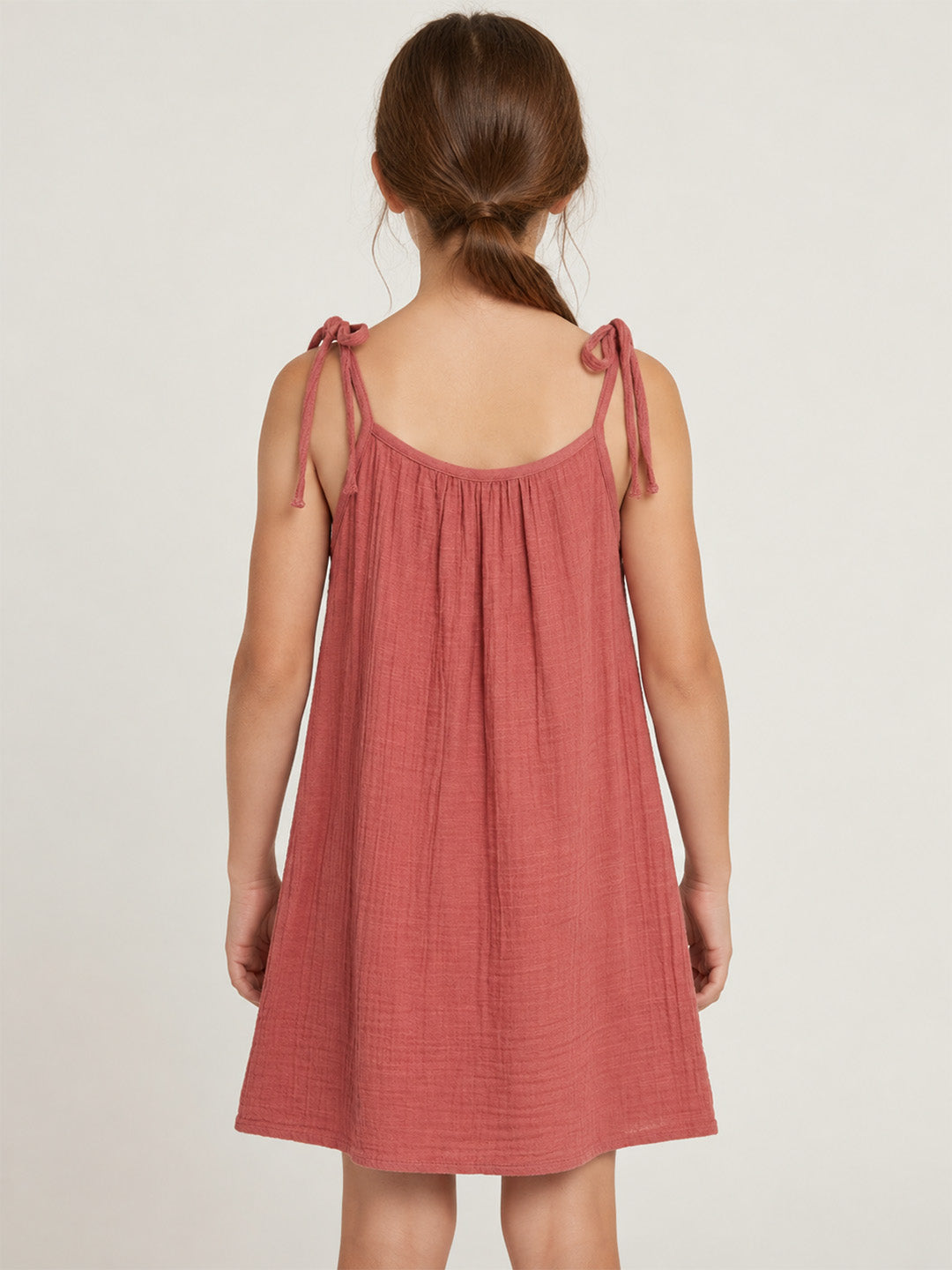 Embroidered Strappy Dress