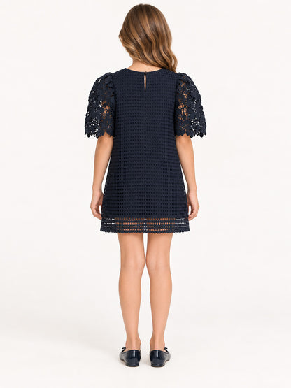 Puff Sleeve Lace Party Dress