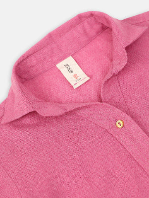 Straight fit pink shirt