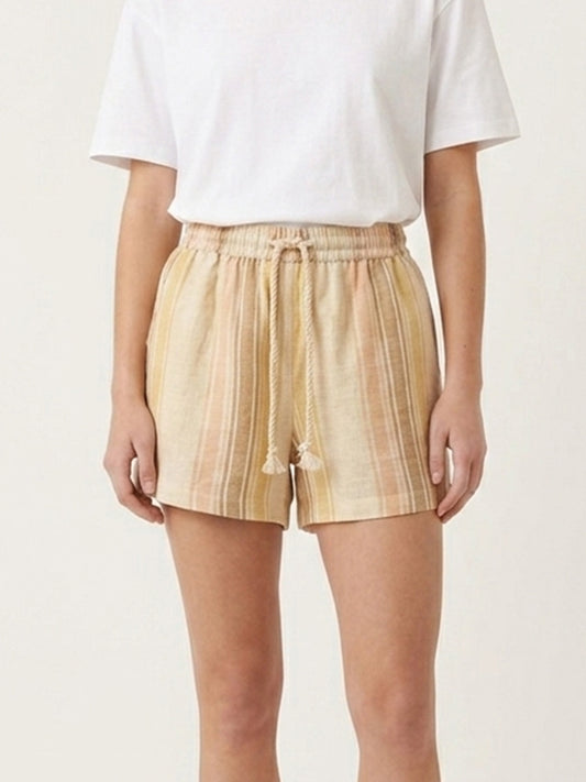 Cotton Stripe Shorts