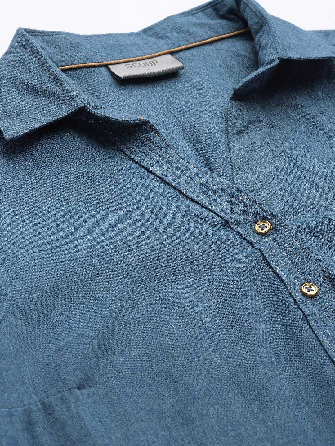 Blue cotton shirt