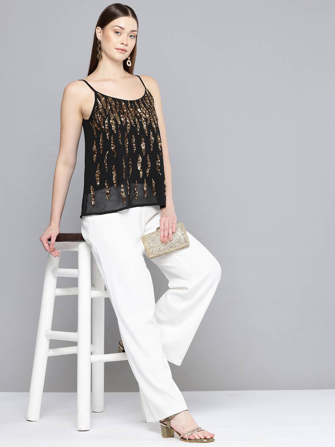 Embellished Georgette Top