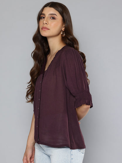 Pintuck details top