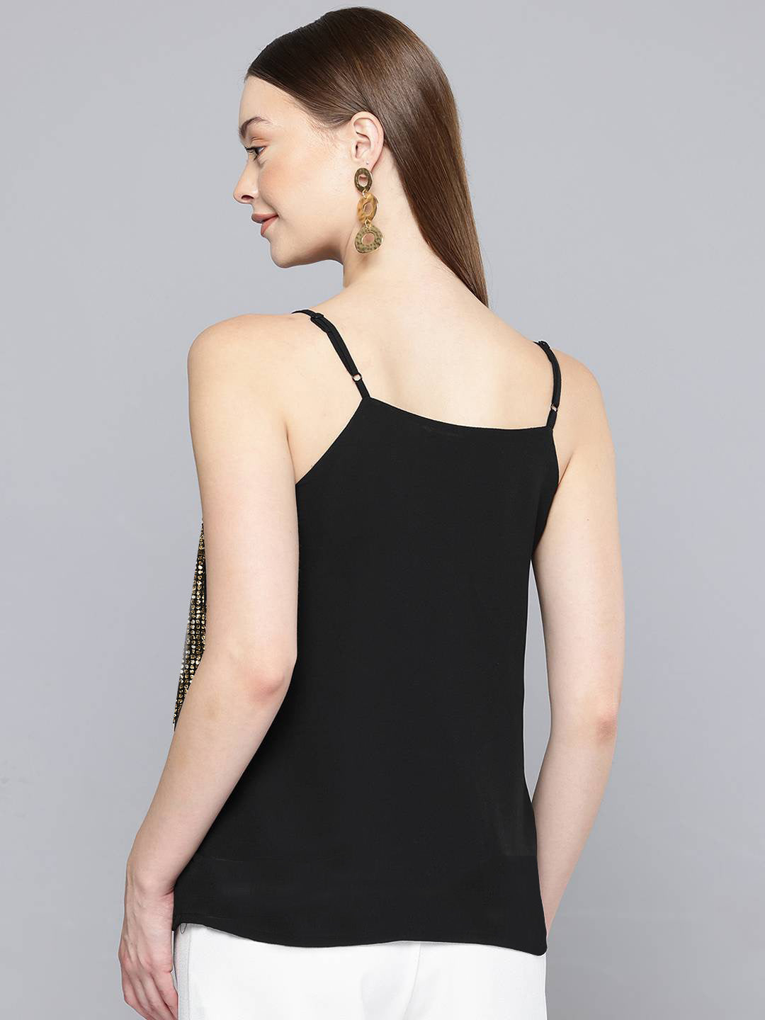 Sequined Cami Party Top