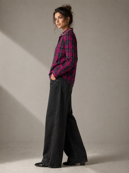 scoup-embellished-collar-cotton-check-shirt