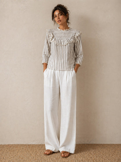 Cotton Stripe Top
