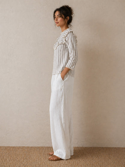 Cotton Stripe Top