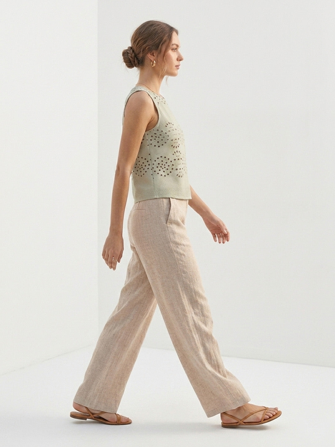 Embroidered Schifli Top